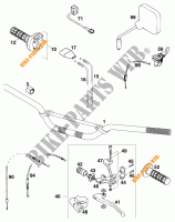 HANDLEBAR / CONTROLS for KTM 620 RXC-E 1996