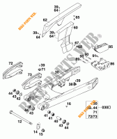 SWINGARM for KTM 620 RXC-E 1996