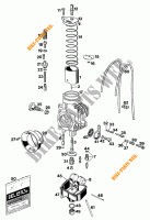 CARBURETOR for KTM 620 RXC-E 1995