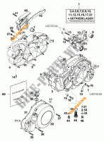 CRANKCASE for KTM 620 RXC-E 1995