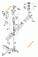 REAR BRAKE MASTER CYLINDER for KTM 620 RXC-E 1995