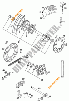REAR WHEEL for KTM 620 RXC-E 1995
