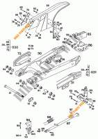 SWINGARM for KTM 620 RXC-E 1995
