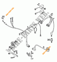 WIRING HARNESS for KTM 620 RXC-E 1995