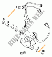 COOLING SYSTEM for KTM 620 LC4 RALLYE 1997