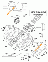 CRANKCASE for KTM 620 LC4 RALLYE 1997