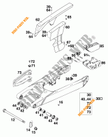 SWINGARM for KTM 620 LC4 RALLYE 1997
