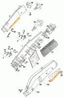 EXHAUST SILENCER for KTM 620 E-XC DAKAR 20KW/20LT 1995