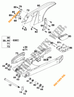 SWINGARM for KTM 620 E-XC DAKAR 20KW/20LT 1995
