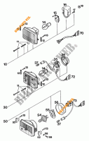 HEADLIGHT / TAIL LIGHT for KTM 620 E-XC 20KW/20LT 1994