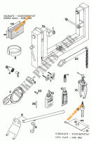 SPECIFIC TOOLS (ENGINE) for KTM 620 E-XC 20KW/20LT 1994