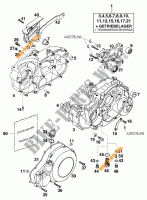 CRANKCASE for KTM 620 EGS WP 37KW 20LT 1994