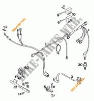 WIRING HARNESS for KTM 620 EGS WP 37KW 20LT 1994