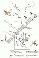 HANDLEBAR / CONTROLS for KTM 620 EGS-E ADVENTURE 1997
