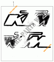 STICKERS for KTM 620 EGS-E ADVENTURE 1997