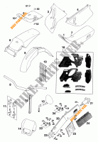 NEW PARTS for KTM 620 COMPETITION LIMITED 20KW 1997