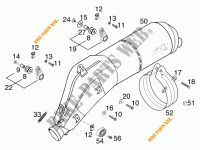 EXHAUST SILENCER for KTM 400 LC4-E 2000