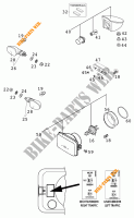HEADLIGHT / TAIL LIGHT for KTM 400 LC4-E 2000