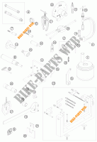 SPECIFIC TOOLS (ENGINE) for KTM 690 RALLY FACTORY REPLICA 2009
