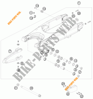SWINGARM for KTM 690 RALLY FACTORY REPLICA 2009