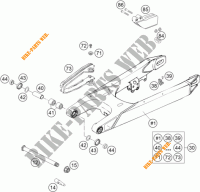 SWINGARM for KTM 660 RALLY FACTORY REPLICA 2005