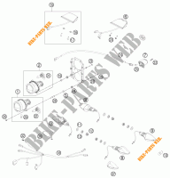 HEADLIGHT / TAIL LIGHT for KTM 450 RALLY FACTORY REPLICA 2013