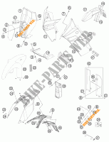 PLASTICS for KTM 450 RALLY FACTORY REPLICA 2013