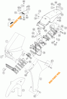 PLASTICS for KTM 450 RALLY FACTORY REPLICA 2005