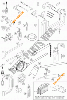 SPECIFIC TOOLS (ENGINE) for KTM 450 RALLY FACTORY REPLICA 2005