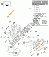CRANKCASE for KTM 450 RALLY FACTORY REPLICA 2012