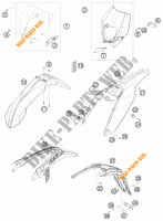 PLASTICS for KTM 530 EXC-R 2008