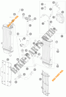 COOLING SYSTEM for KTM 530 EXC FACTORY EDITION 2011