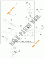 FRONT BRAKE MASTER CYLINDER for KTM 530 EXC FACTORY EDITION 2011