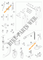 SPECIFIC TOOLS (ENGINE) for KTM 540 SXS RACING 2005