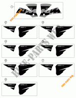 STICKERS for KTM 540 SXS RACING 2004