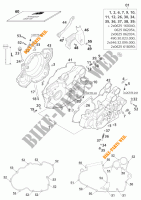 CRANKCASE for KTM 540 SXS RACING 2001