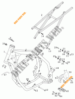 FRAME for KTM 540 SXS RACING 2001