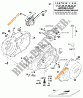 CRANKCASE for KTM 540 SXC 1998