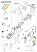 SPECIFIC TOOLS (ENGINE) for KTM 540 SXC 1998