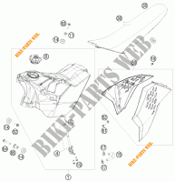 TANK / SEAT for KTM 530 EXC 2011