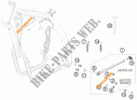 SIDE / MAIN STAND for KTM 530 EXC 2010