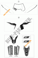 STICKERS for KTM 530 EXC 2010
