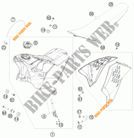 TANK / SEAT for KTM 530 EXC 2010