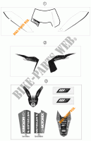 STICKERS for KTM 530 EXC 2010