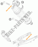 SHOCK ABSORBER for KTM 530 EXC 2009