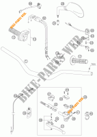 HANDLEBAR / CONTROLS for KTM 525 EXC RACING 2006