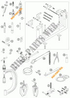 SPECIFIC TOOLS (ENGINE) for KTM 525 EXC RACING 2006