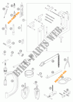 SPECIFIC TOOLS (ENGINE) for KTM 525 EXC RACING 2005