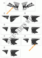 STICKERS for KTM 525 EXC RACING 2003