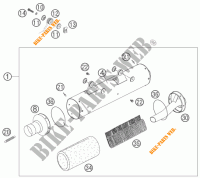 EXHAUST SILENCER for KTM 525 EXC 2007